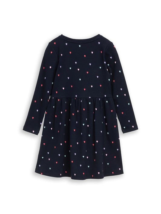 TOM TAILOR Mini-Kleid mit Herz-Print