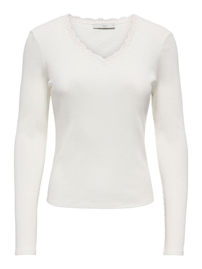 ONLY ONLSARA SHARAI L/S V-NECK TOP JRS NOOS XL