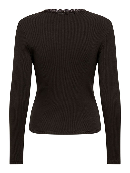 ONLY ONLSARA SHARAI L/S V-NECK TOP JRS