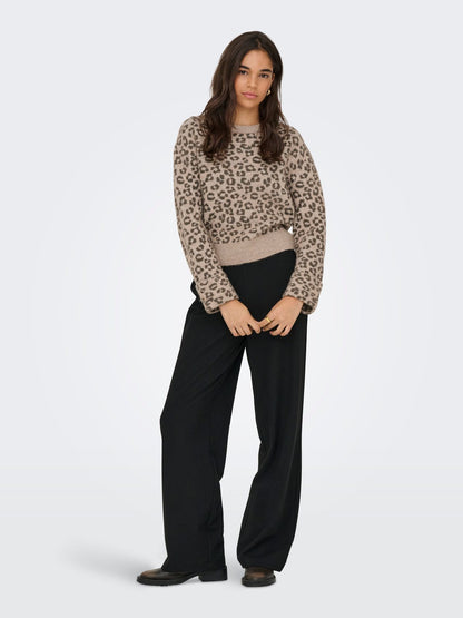 ONLY ONLLINA LS ANIMAL FOLD UP KNT
