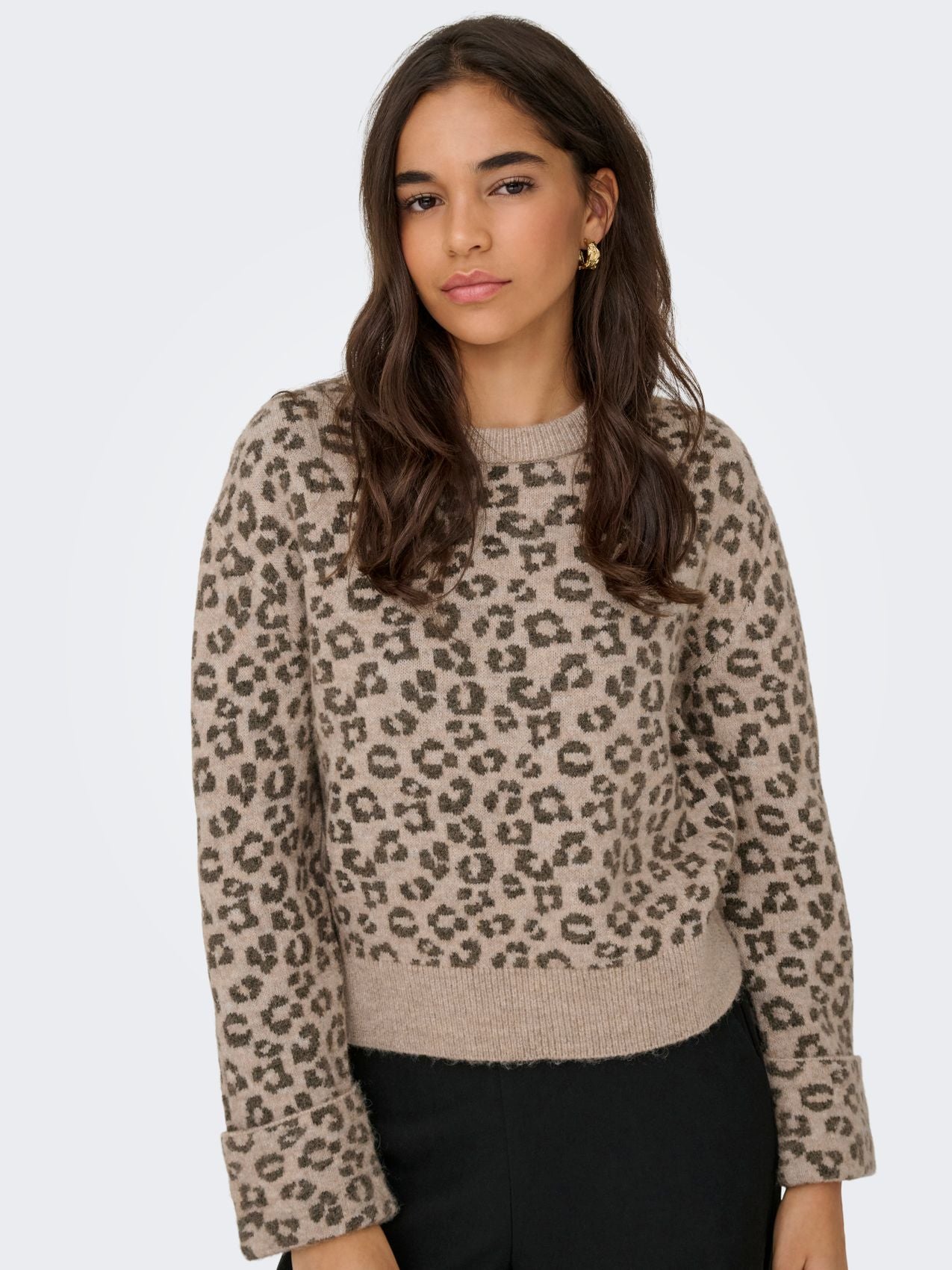 ONLY ONLLINA LS ANIMAL FOLD UP KNT
