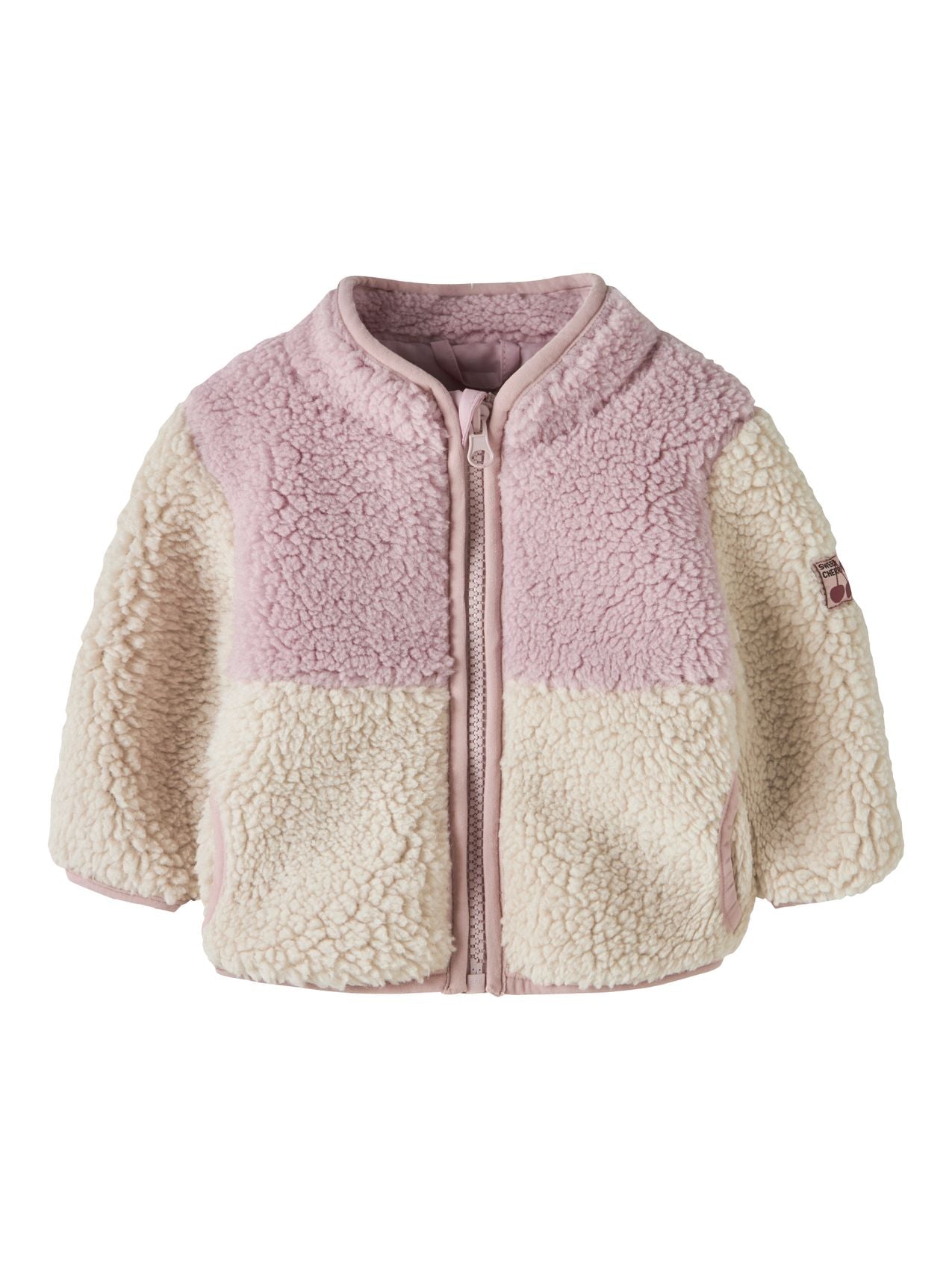 BESTSELLER NBFMACEY TEDDY JACKET BLOCK