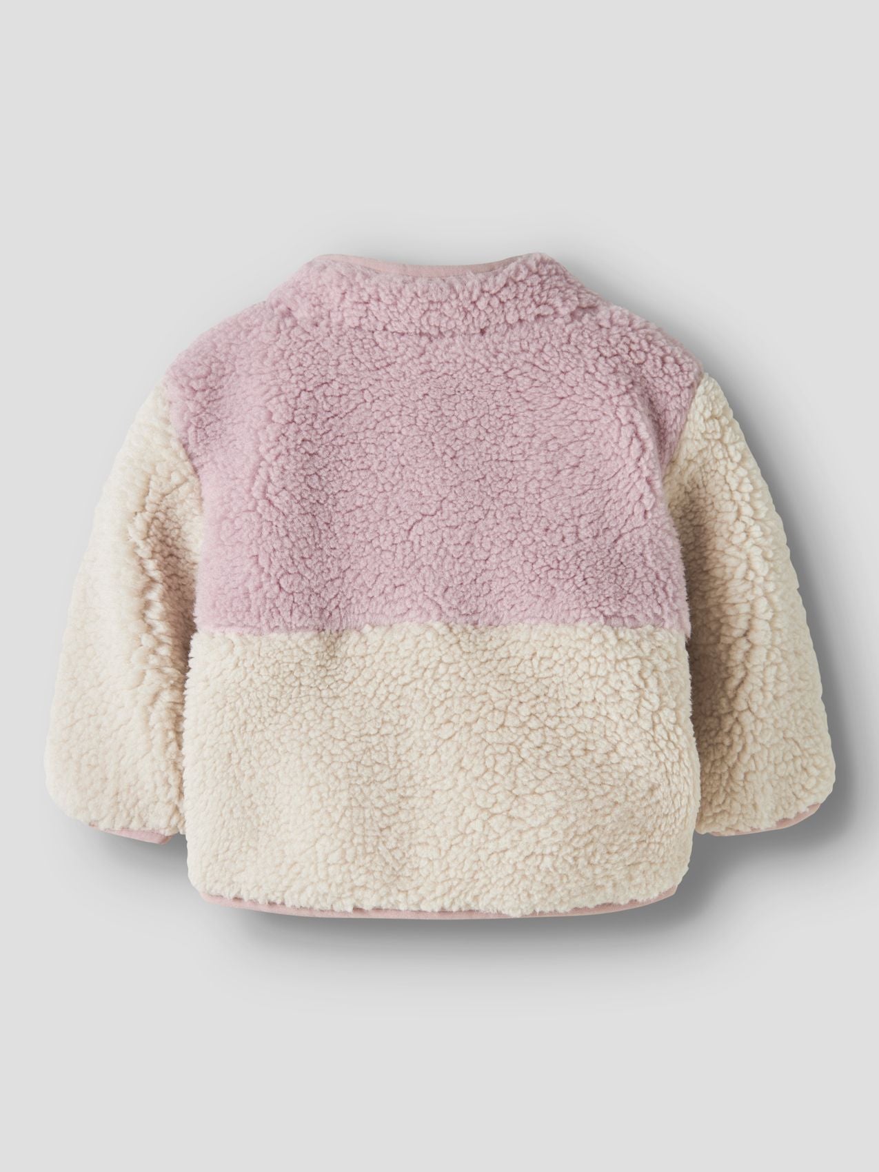 BESTSELLER NBFMACEY TEDDY JACKET BLOCK