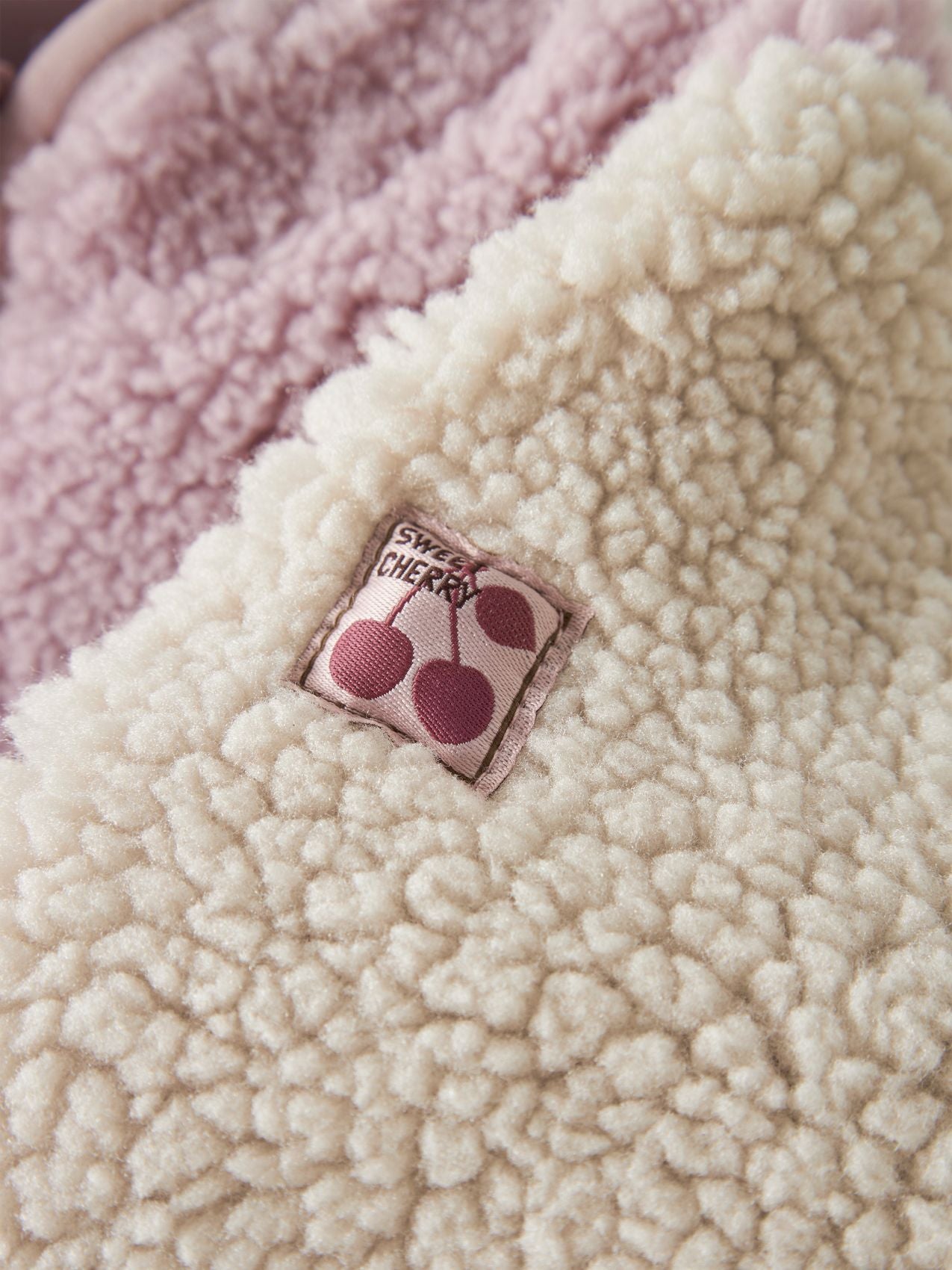 BESTSELLER NBFMACEY TEDDY JACKET BLOCK