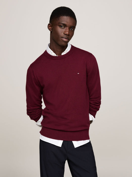 Rundhals-Pullover mit Kaschmiranteil