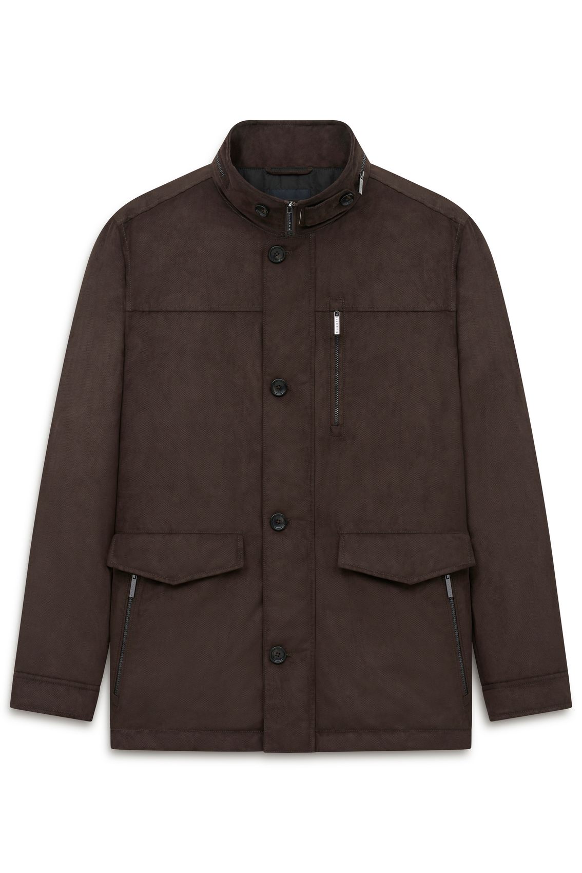 BRINKMANN Veloursjacke mit Stehkragen