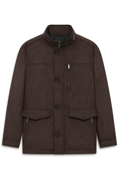 BRINKMANN Veloursjacke mit Stehkragen