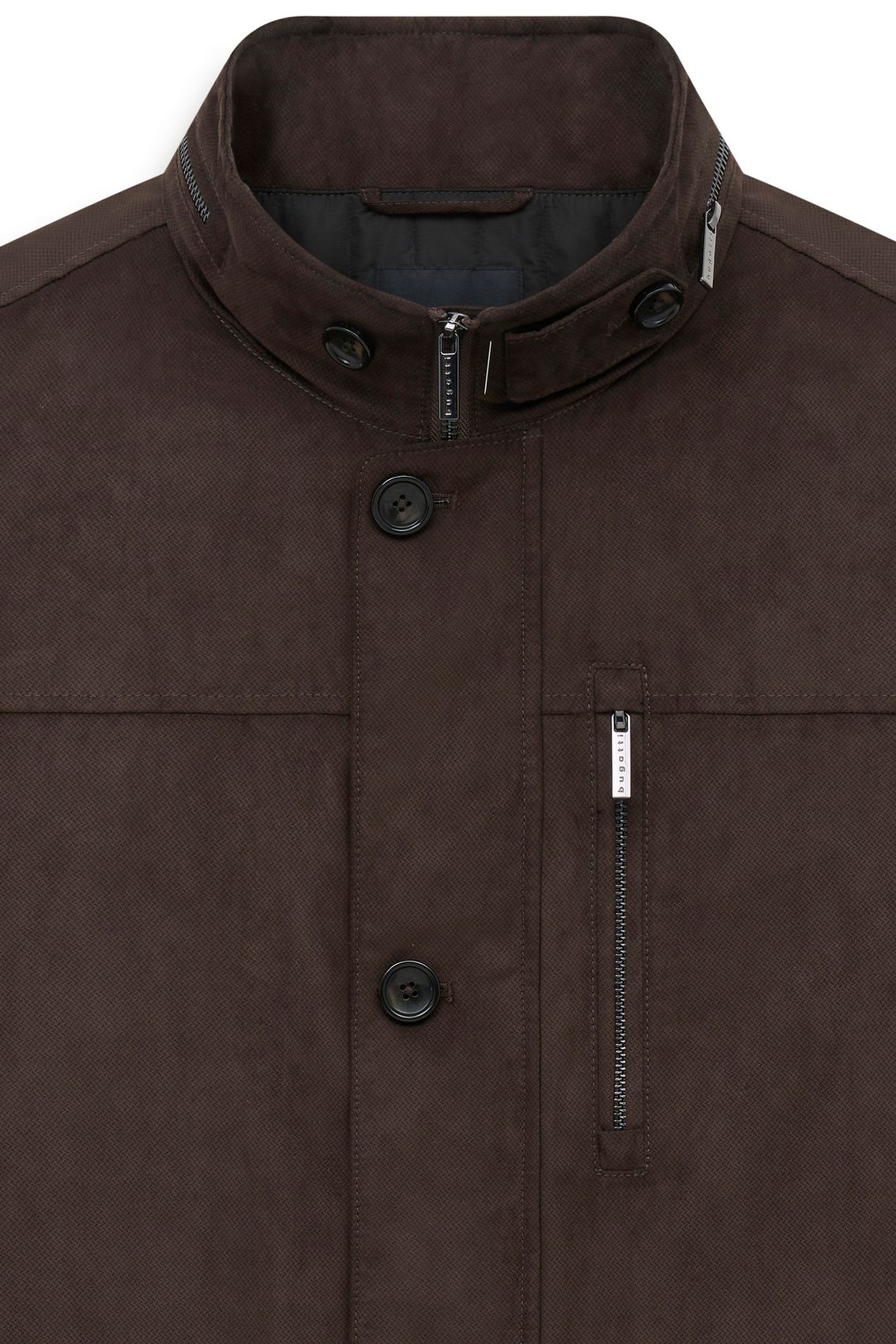 BRINKMANN Veloursjacke mit Stehkragen