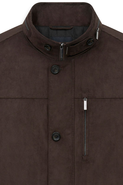 BRINKMANN Veloursjacke mit Stehkragen