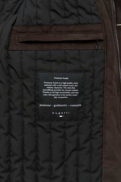 BRINKMANN Veloursjacke mit Stehkragen