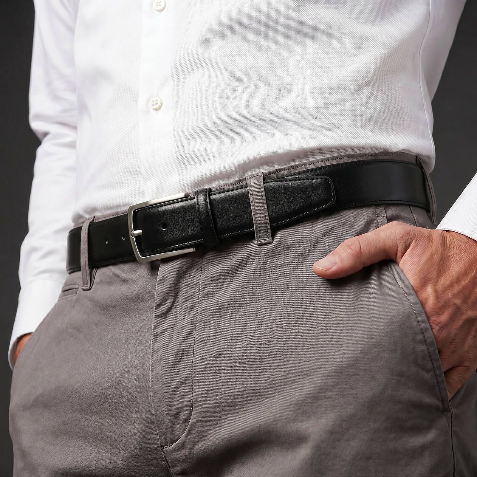 Ledergürtel LINDENMANN (XL)