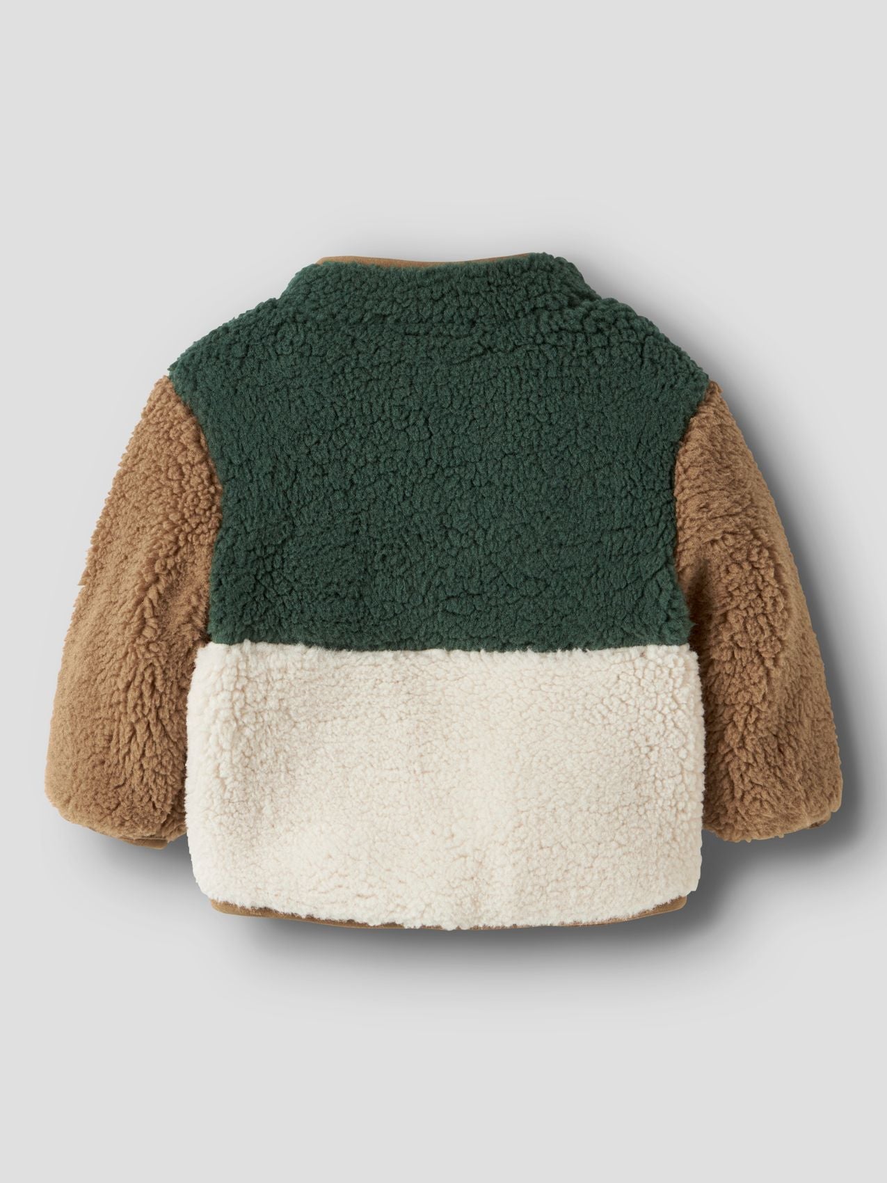 BESTSELLER NBMMACEY TEDDY JACKET BLOCK