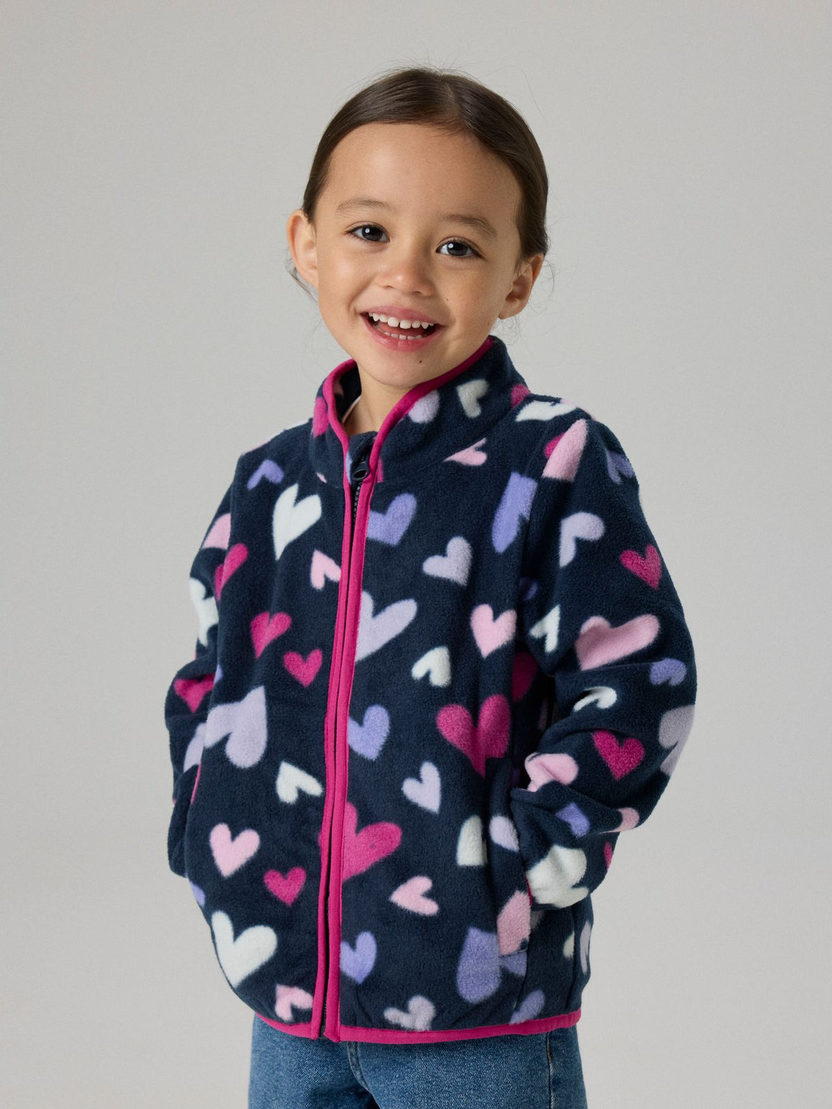 BESTSELLER NMFMEEKO FLEECE JACKET AOP2 NOOS