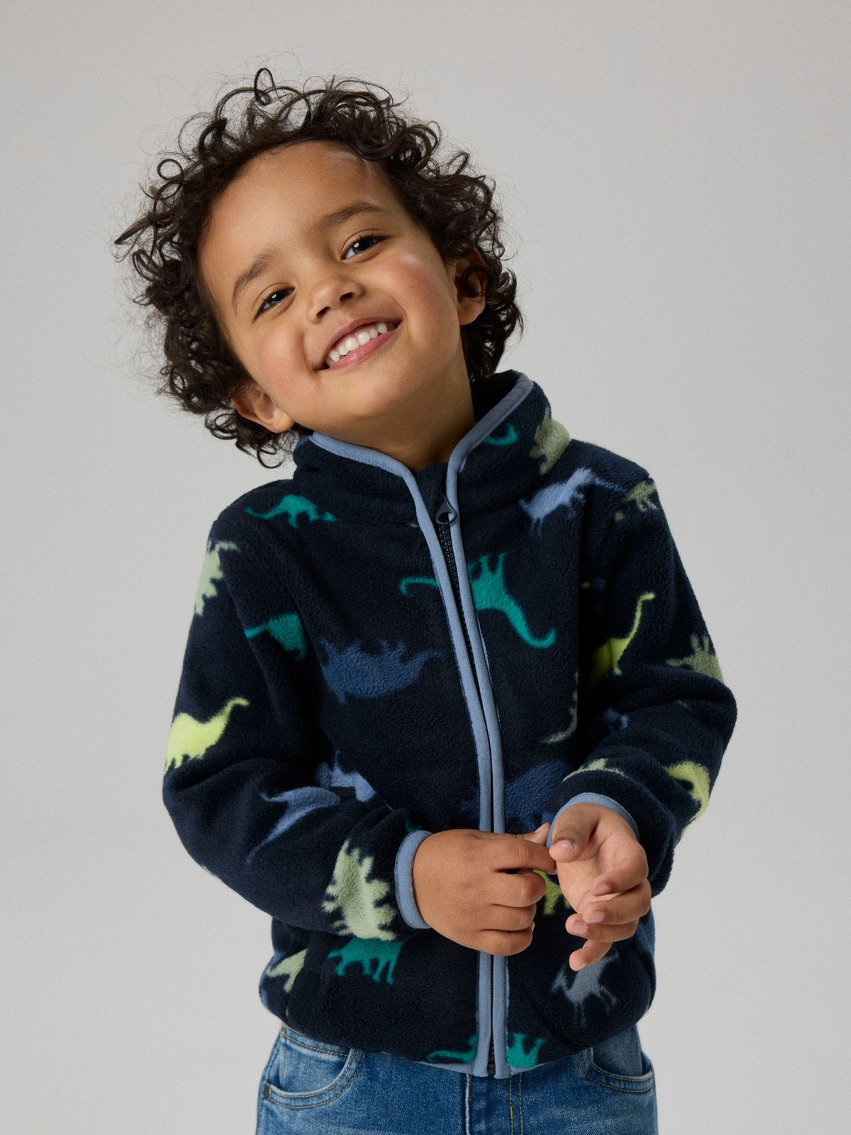 BESTSELLER NMMMEEKO FLEECE JACKET AOP2 NOOS