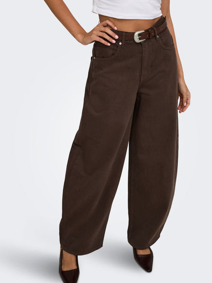 ONLY Wide Fit Barrel Jeans