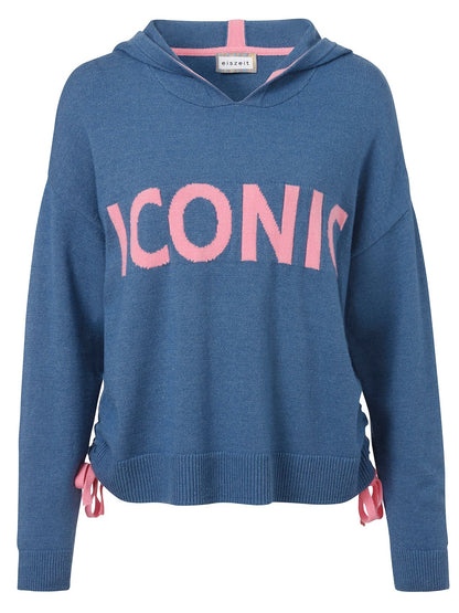 VIA APPIA Pullover Kapuze 1/1 Arm Intarsie 52
