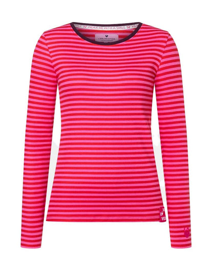 LIEBLINGSSTÜCK Gestreiftes Langarmshirt mit Kontrast-Details