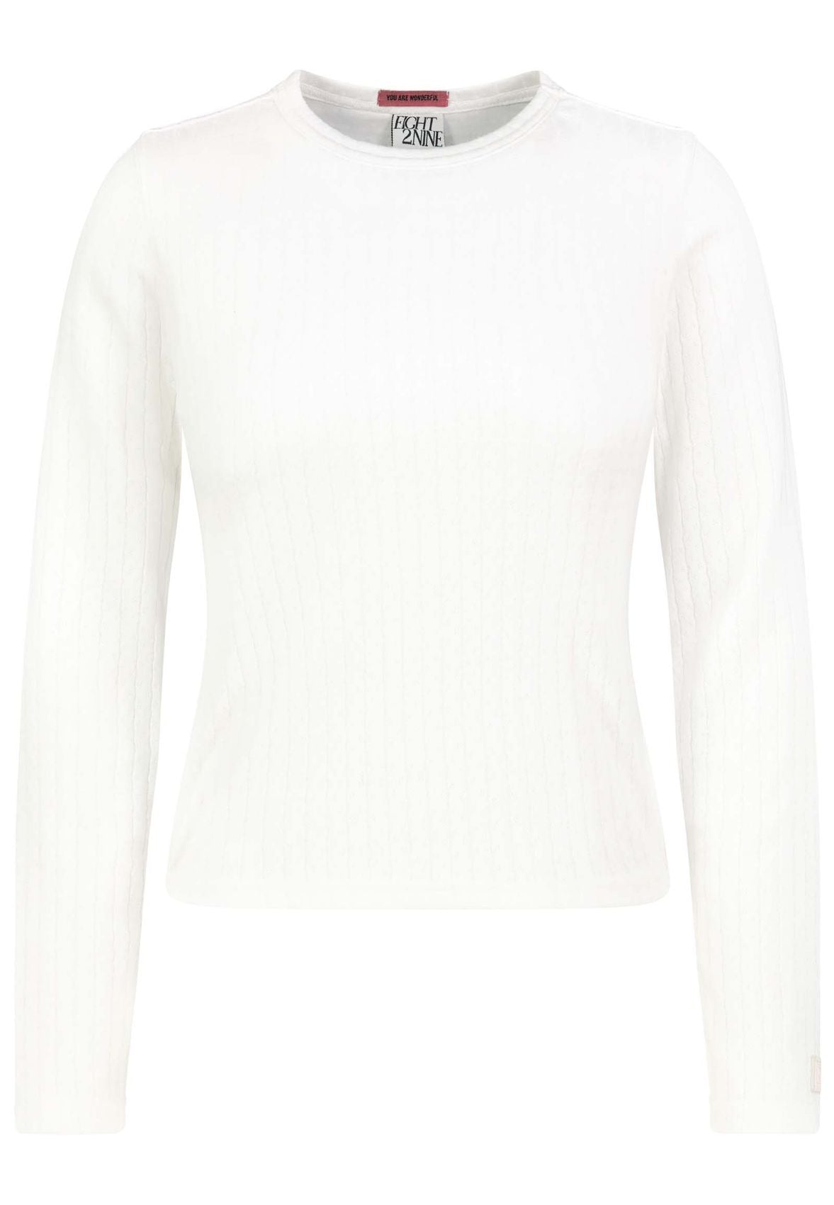 SUBLEVEL Damen, Shirt langarm, offwhite XS