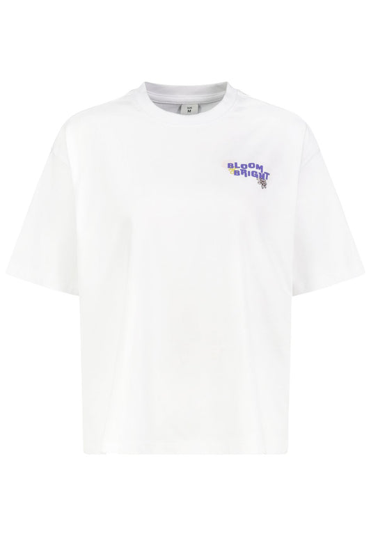 SUBLEVEL Damen, Shirt kurzarm, white S