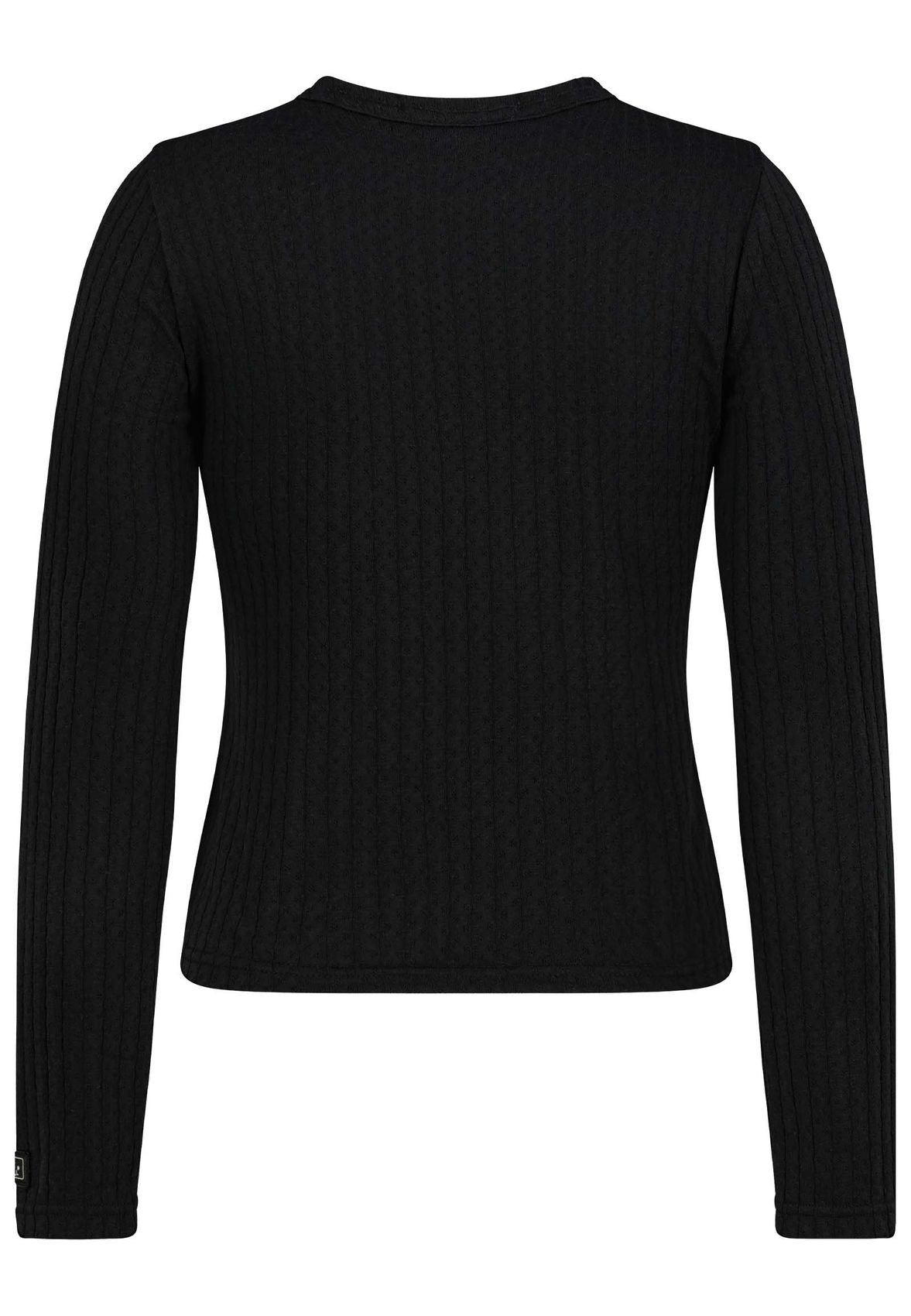SUBLEVEL Damen, Shirt langarm, black