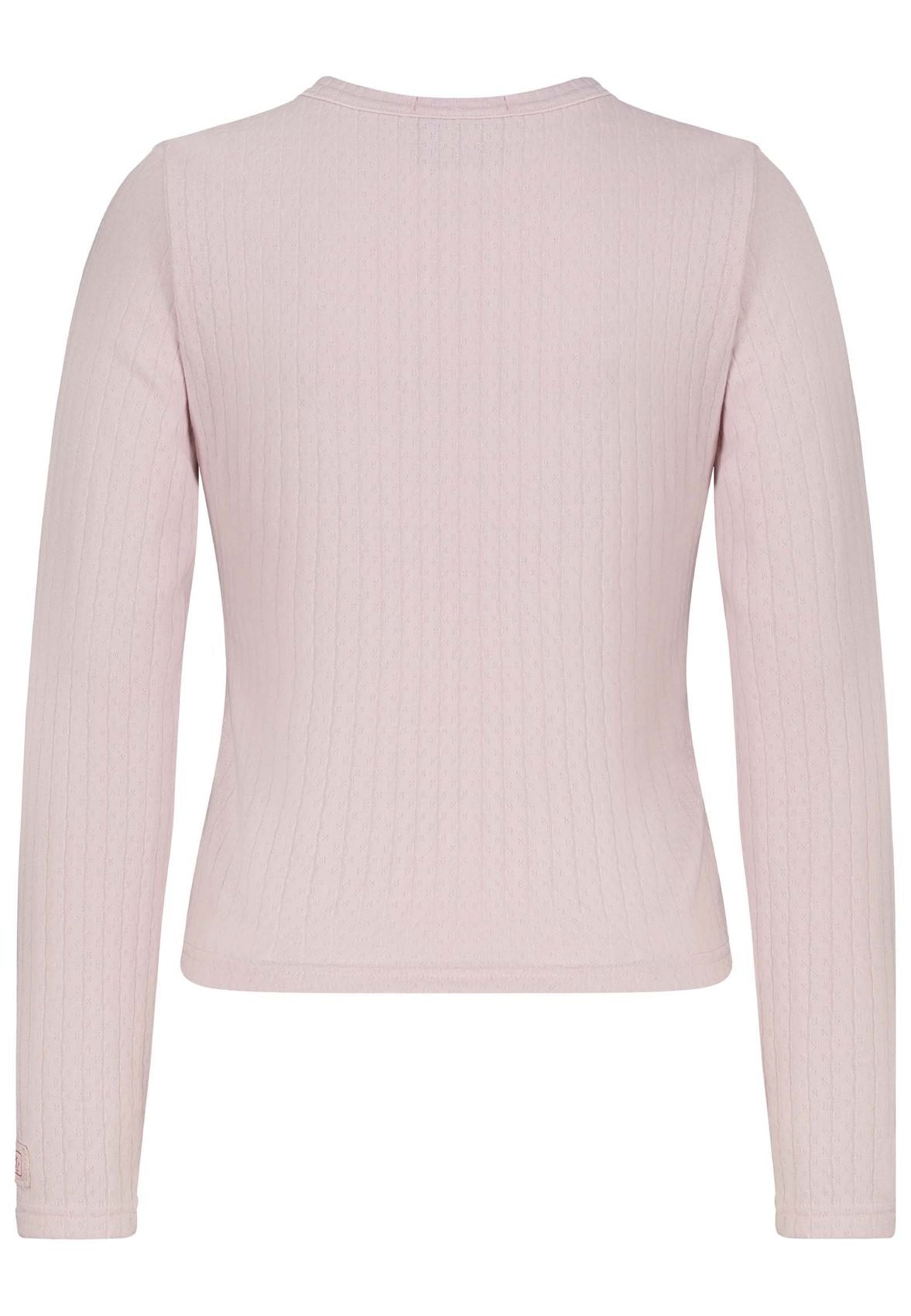 SUBLEVEL Damen, Shirt langarm, iced rose
