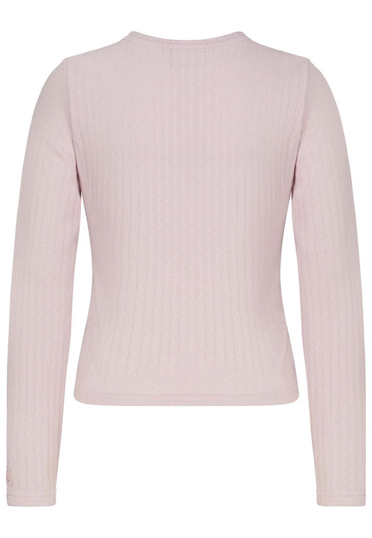 SUBLEVEL Damen, Shirt langarm, iced rose