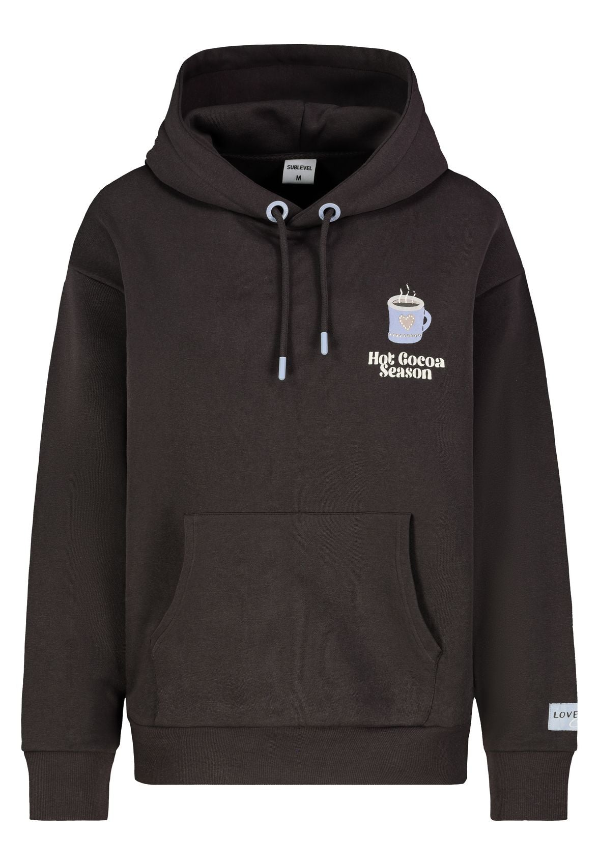 SUBLEVEL Damen, Sweat, deep chocolate brown M