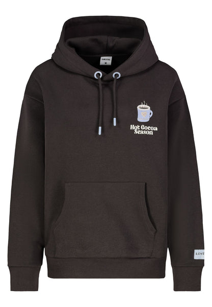 SUBLEVEL Damen, Sweat, deep chocolate brown M
