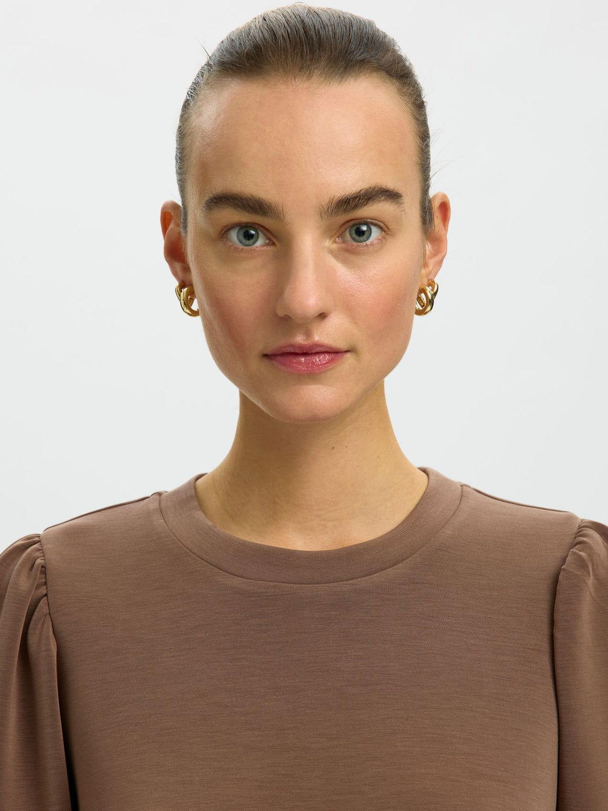 SELECTED SLWTENNY 3/4 SWEAT TOP NOOS