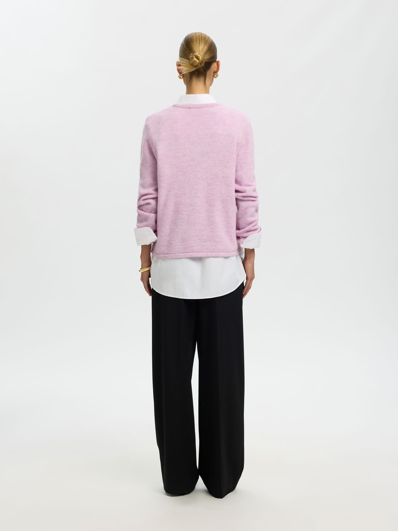 SELECTED SLWLULU NEW LS KNIT O-NECK NOOS