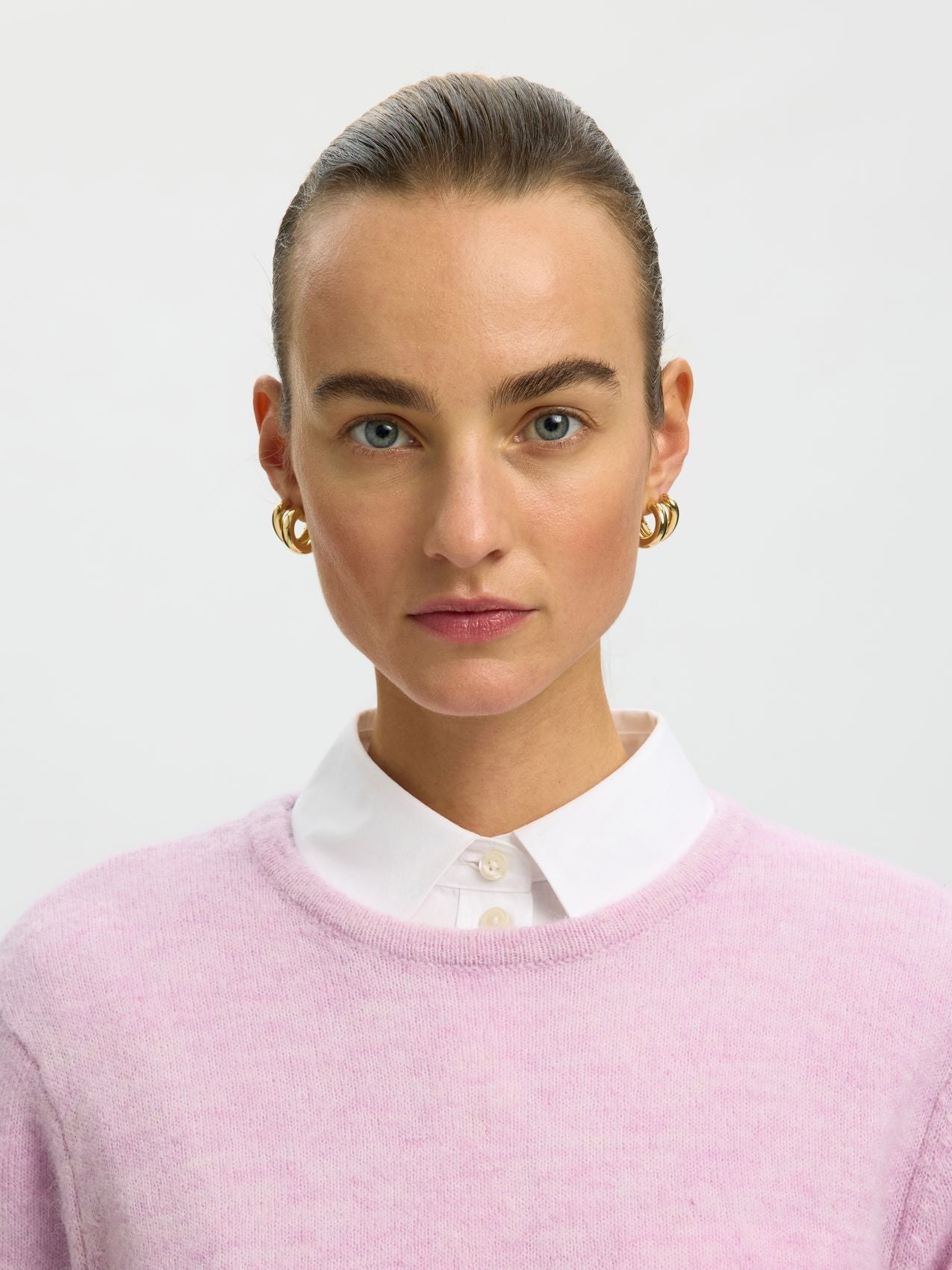SELECTED SLWLULU NEW LS KNIT O-NECK NOOS