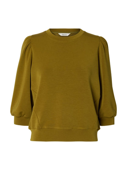 SELECTED SLWTENNY 3/4 SWEAT TOP NOOS XL