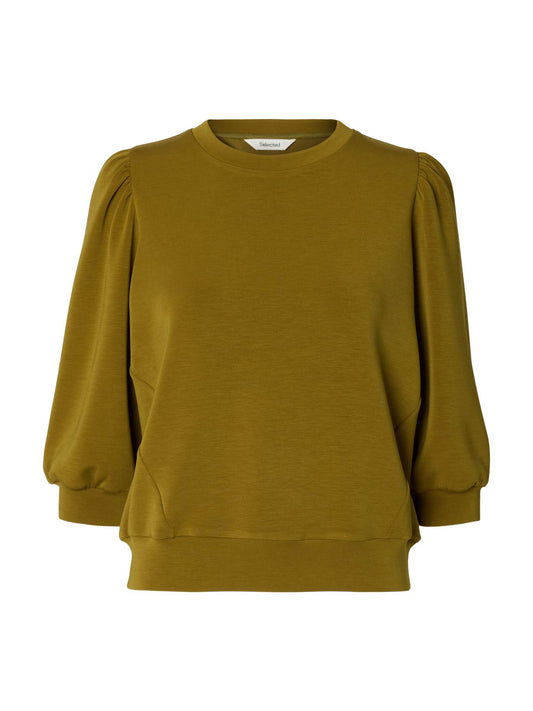SELECTED SLWTENNY 3/4 SWEAT TOP NOOS XL