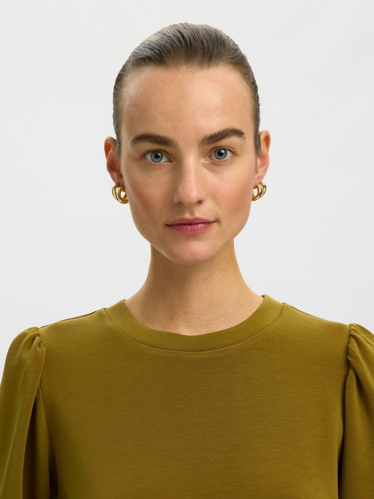 SELECTED SLWTENNY 3/4 SWEAT TOP NOOS