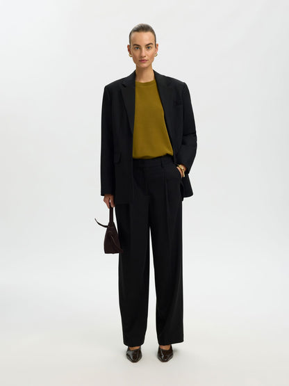 SELECTED SLWTENNY 3/4 SWEAT TOP NOOS