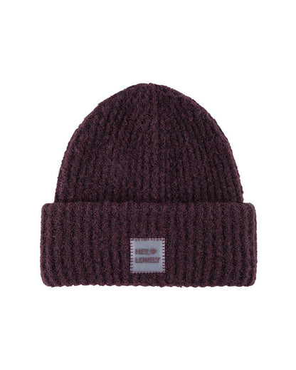 LIEBLINGSSTÜCK Strickmütze mit Frontpatch