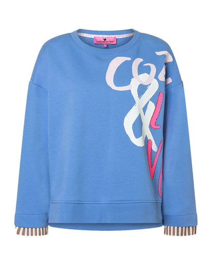LIEBLINGSSTÜCK Sweatshirt mit Strassverzierung