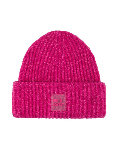 LIEBLINGSSTÜCK Strickmütze mit Frontpatch