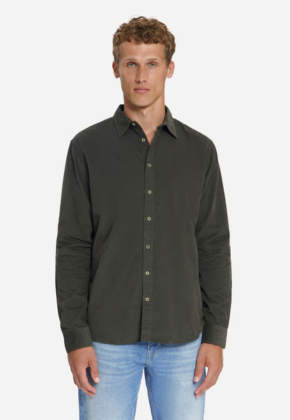 NO EXCESS Shirt Fine Corduroy M