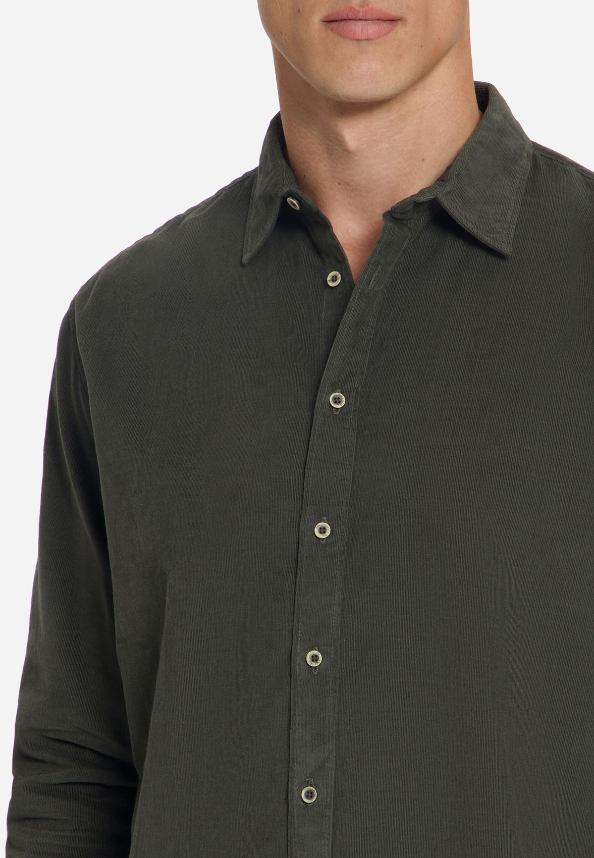 NO EXCESS Shirt Fine Corduroy