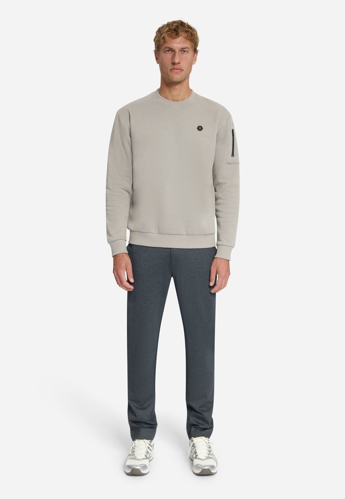 NO EXCESS Sweater Crewneck Brushed inside