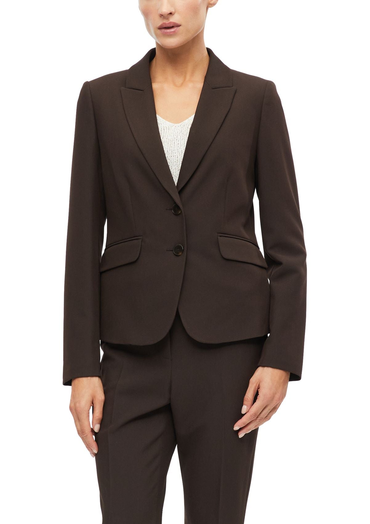 S.OLIVER BLACK Blazer tailliert mit Reverskragen