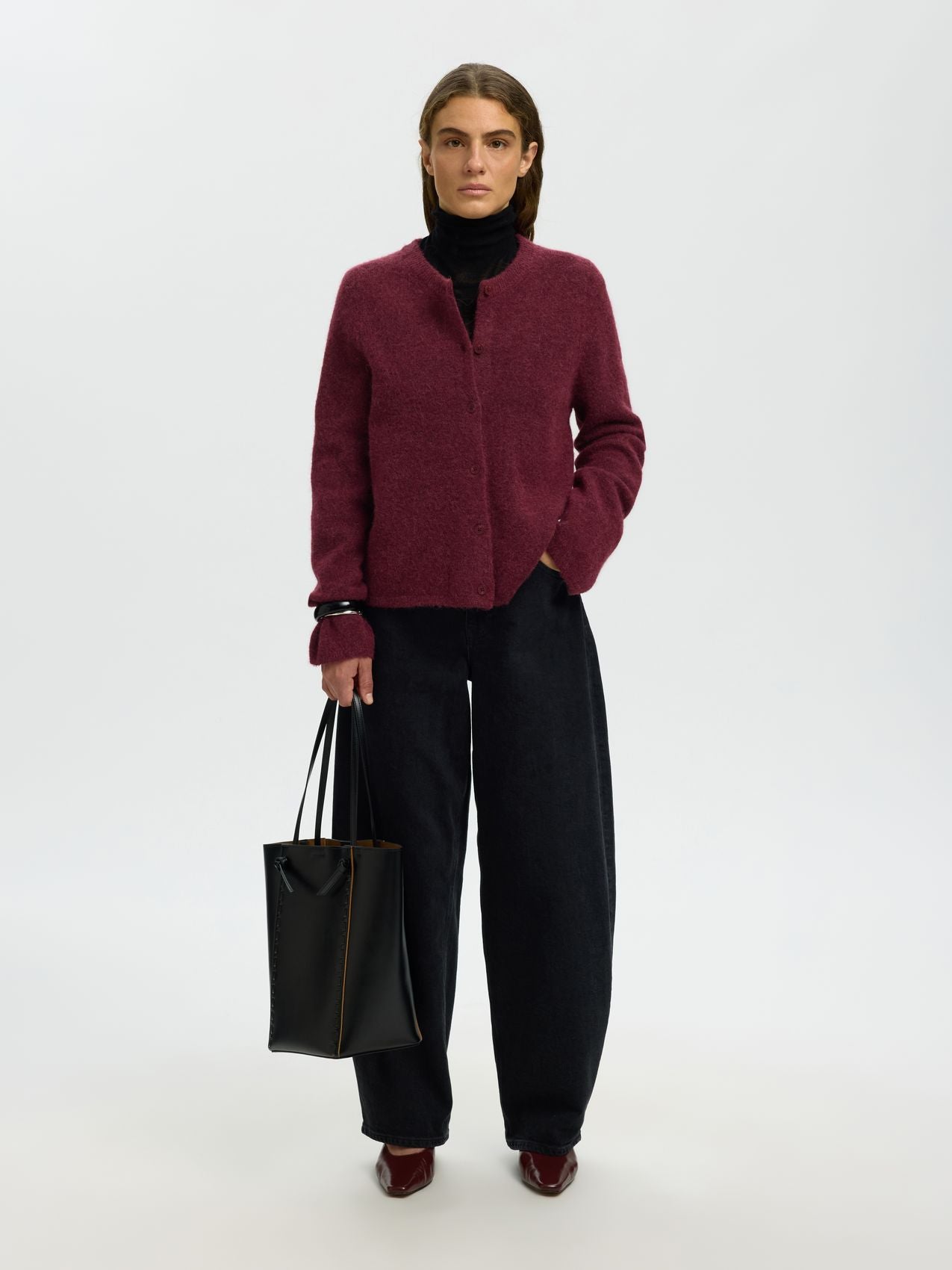SELECTED SLWLULU NEW LS KNIT CARDIGAN NOOS