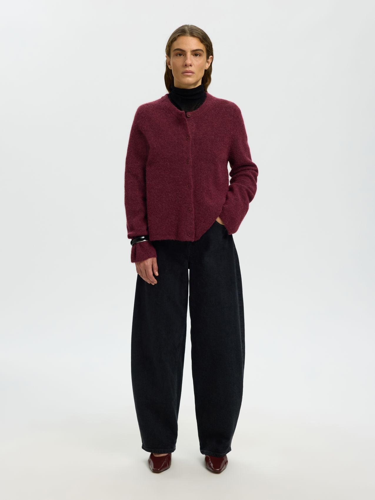 SELECTED SLWLULU NEW LS KNIT CARDIGAN NOOS