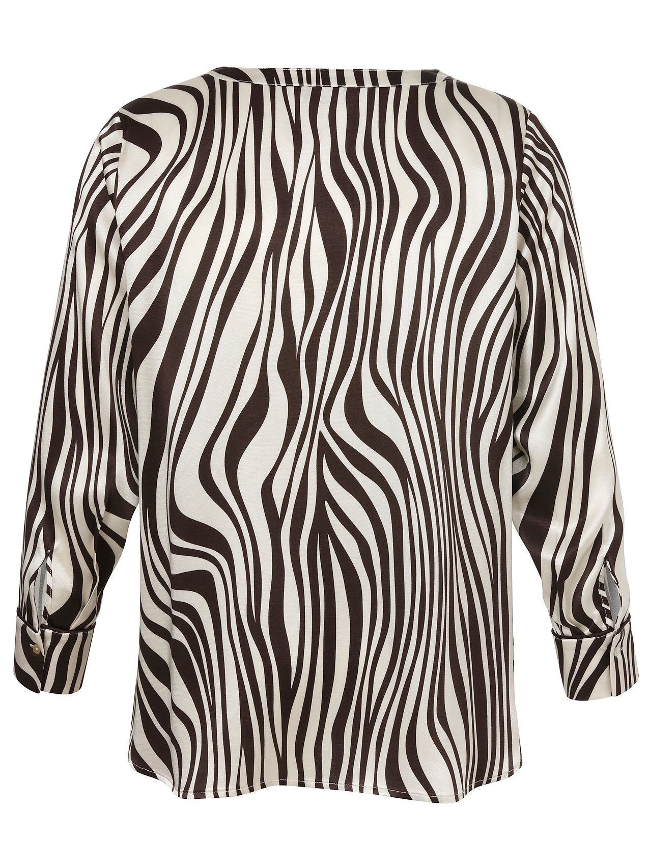 VIA APPIA Bluse V-Ausschnitt 1/1 Arm Druck