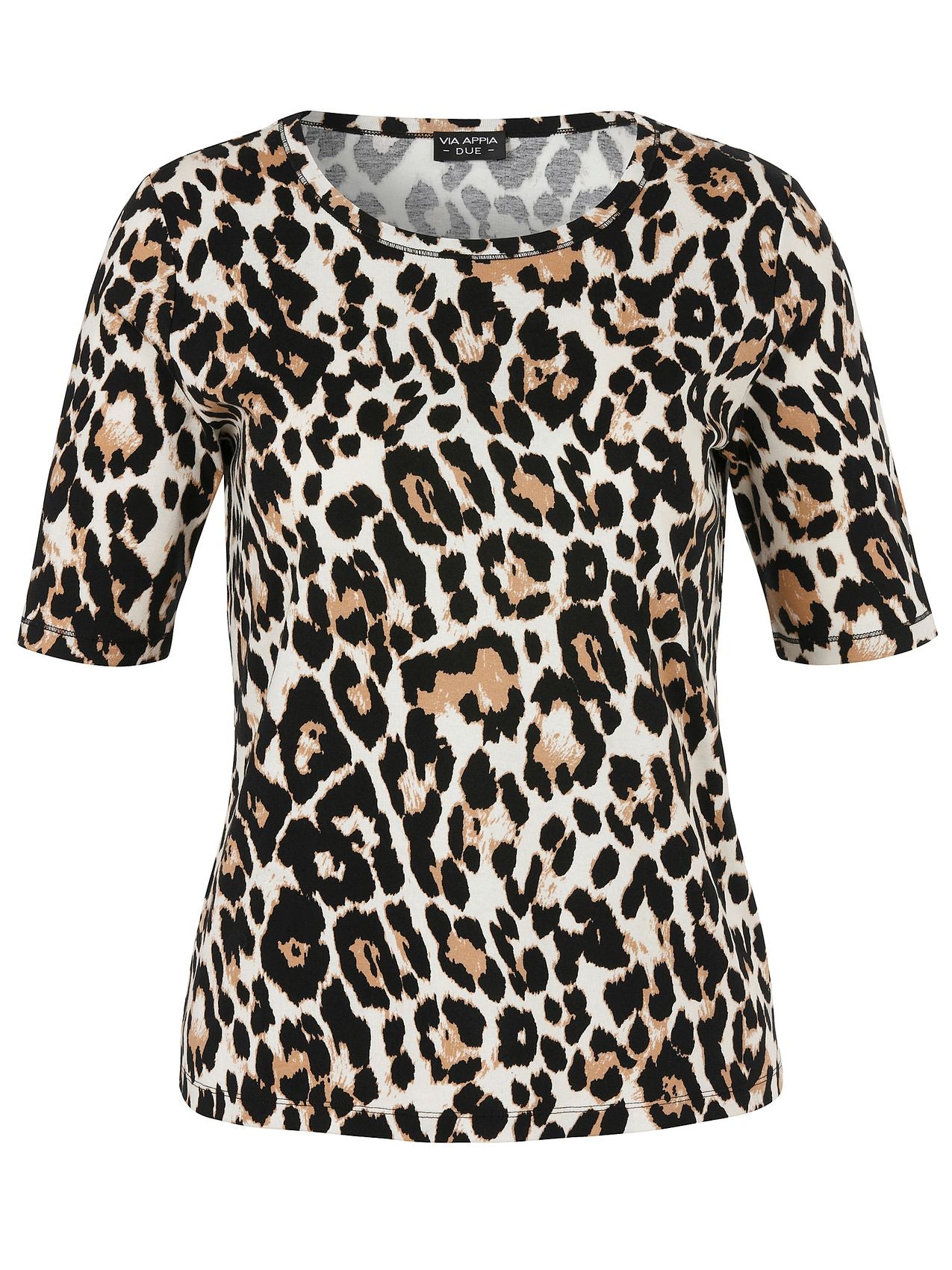 VIA APPIA T-Shirt Rundhals 1/2 Arm Druck 46