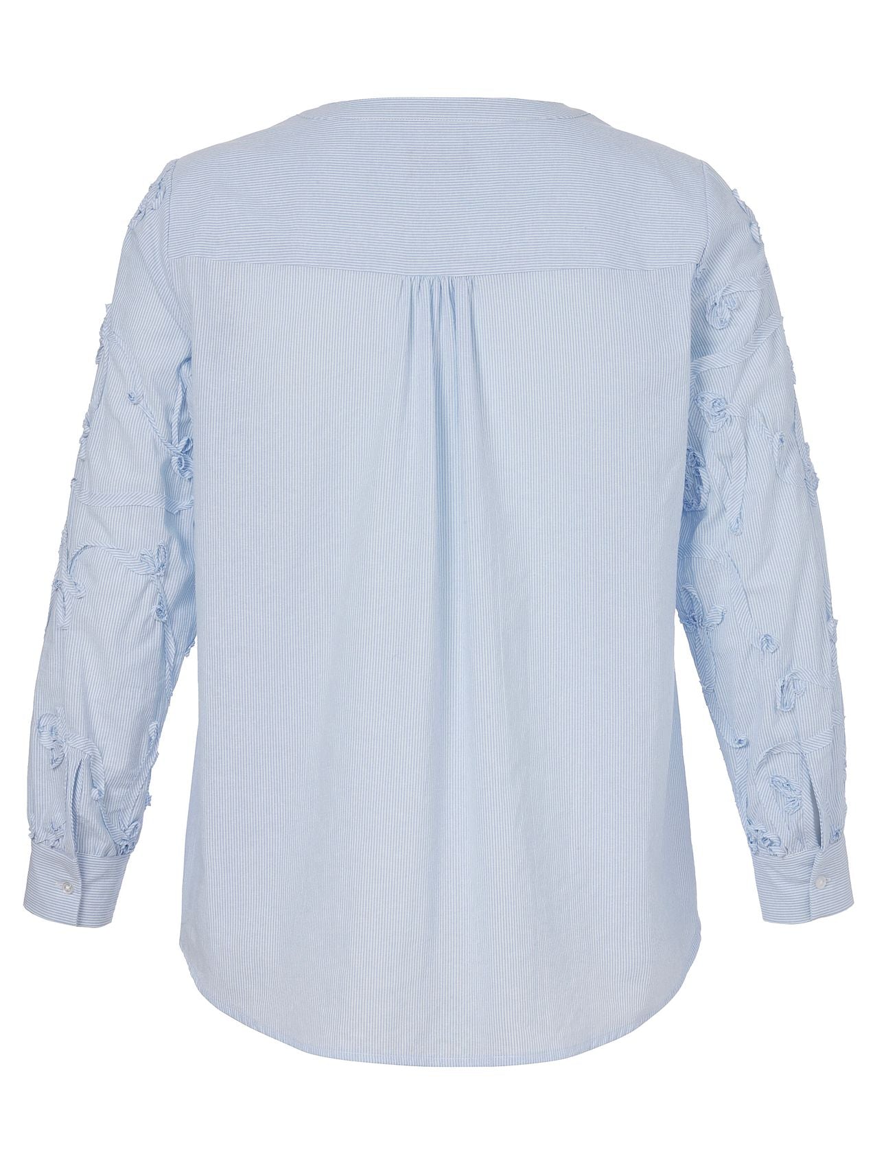 VIA APPIA Bluse V-Ausschnitt 1/1 Arm Streifen