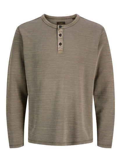 JACK & JONES JPRBLUAARON LS HENLEY TEE S