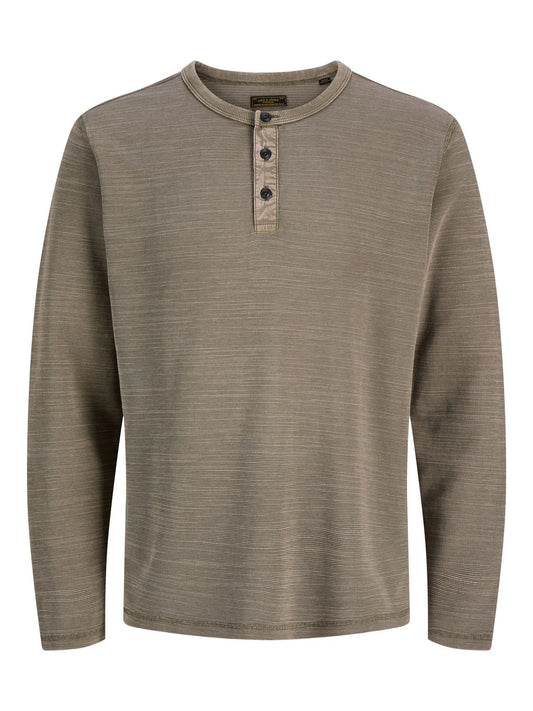 JACK & JONES JPRBLUAARON LS HENLEY TEE S