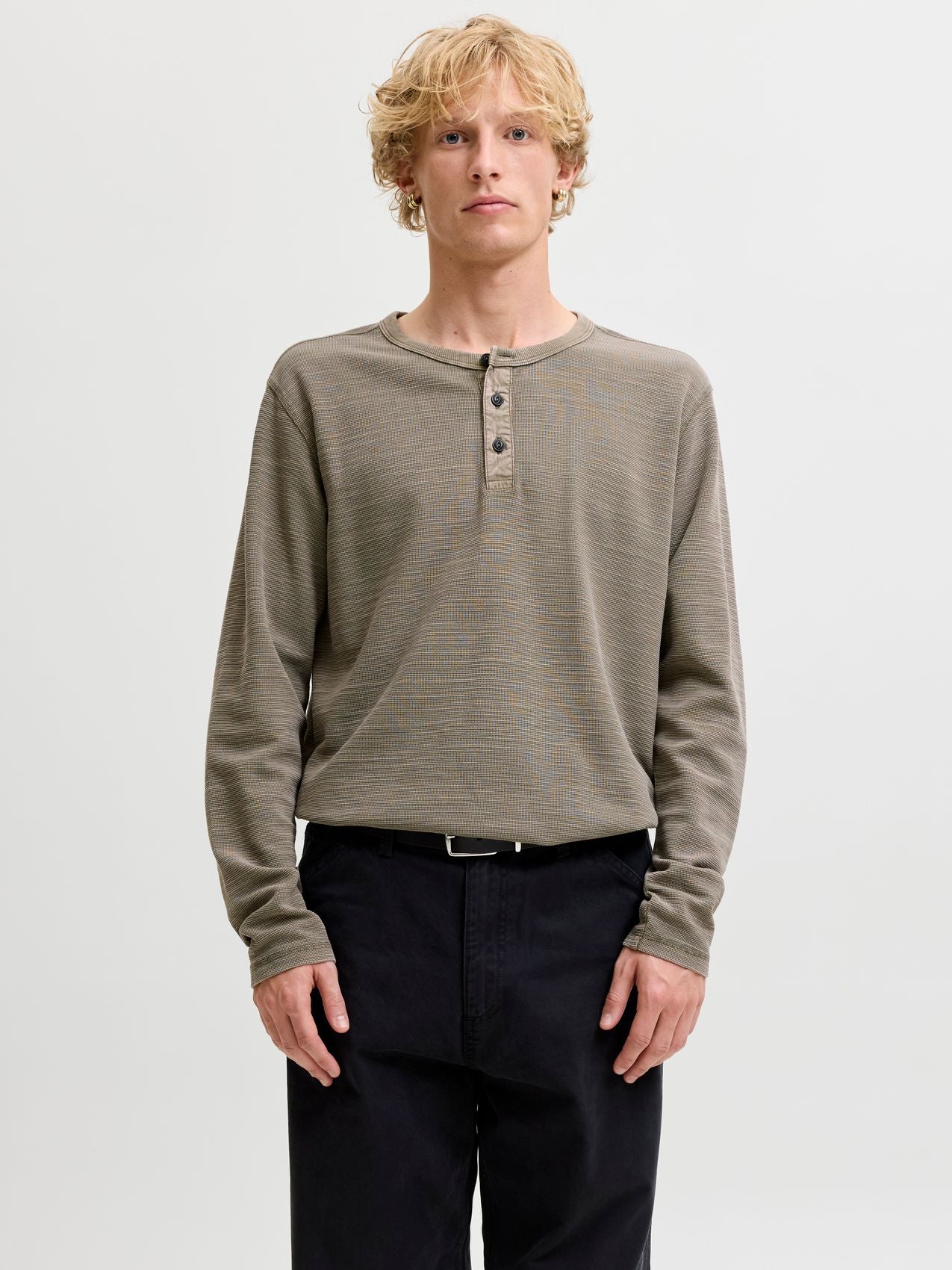 JACK & JONES JPRBLUAARON LS HENLEY TEE